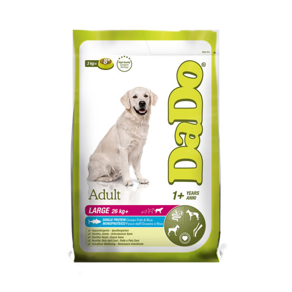 Dado Dog Adult Large Pesce e Riso